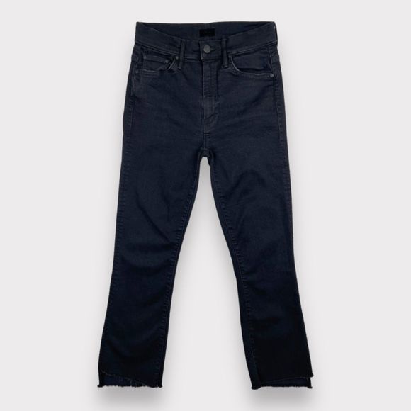 MOTHER The Insider Crop Step Fray Jeans in Not Guilty Women's Size 26 - Picture 2 of 13